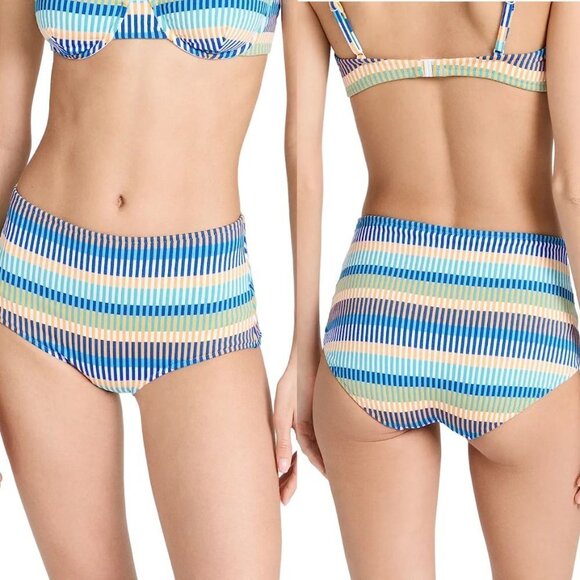 Solid & Striped The Ginger Bottom in Technicolor Mosaic Size XS - Picture 1 of 6